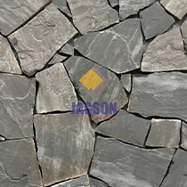 Iris Black Random Stone Wall Cladding