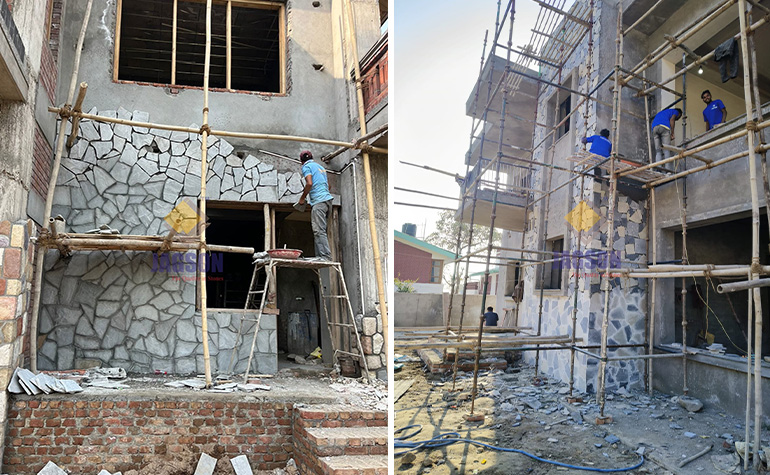 Professional installation in progress
