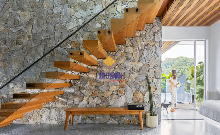 Random stone feature wall transforms