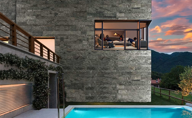Drastically Reduced Weight of Flexible Stone Veneer